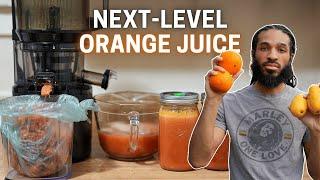 I made LUXURY orange juice
