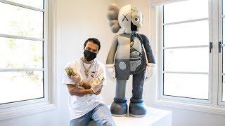 Unboxing $160K 4ft Kaws Companion Sculpture!