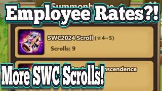 9 SWC Scrolls, Employee Luck Kicking In? - Summoners War