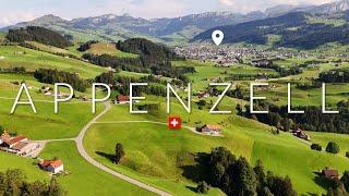 Appenzell Switzerland 4K  | Fairytale Swiss Village | Walking Tour and Aerial Footage