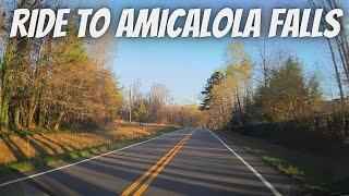 Dash Cam Video Riding To Amicalola Falls State Park Dawsonville GA