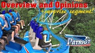 Patriot, New for 2017 at California's Great America Overview and Opinions