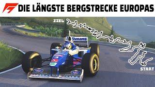 Die längste bergauf Rennstrecke TRENTO-BONDONE im Formel 1 Wagen bezwingen