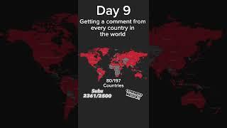 Day 9 of getting a comment from every country in the world