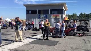 Top Fuel Motorcycle excitement After National Anthem concludes