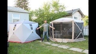 Camping With Steve - New Tent! Old Tent, and Backyard Bush Pizza