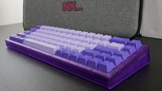 NovelKeys NK65 V2 - Entry Edition, Cream Switches, & Vaporwave Keycaps || MY FIRST CUSTOM KEYBOARD!