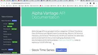 Get BSE and NSE stock prices using API |  Alpha Vantage India stock market API