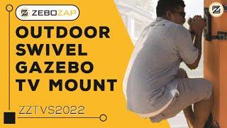 Swiveling Outdoor Gazebo TV Mount | ZZTVS2022