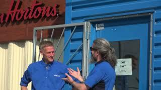 Wasagamack new grocery store. Meet Aaron store manager
