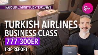 Turkish Airlines 777-300ER Business Class - Inaugural Sydney Flight!