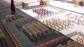 1,000,000 Dominoes   The Incredible Science Machine Vidom