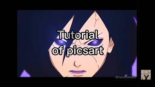 Tutorial of picsart by mr. narutoedits #naruto #sharingan