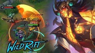 Wild rift Aatrox 1vs9 carry MVP- Aatrox vs Jarvan IV baron lane season 13