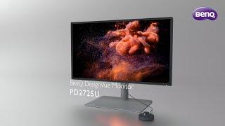 BenQ PD2725U - 4K Designer Monitor mit Thunderbolt 3 und USB-C