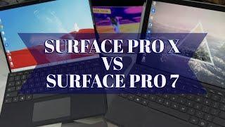 Surface Pro X vs Pro 7, Unboxing & Setup, Windows on ARM, SQ1 Chip, LTE, New Pen & Keyboard