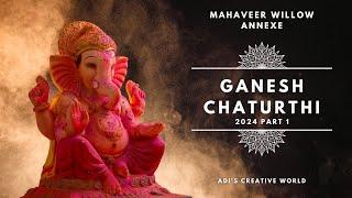 Ganesha Utsav: A Colorful Celebration of Culture! | mahaveer willow annexe2024| Adi's creative world