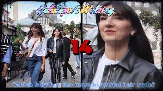 Istanbul Galataport walking tour. Which lady has the most beautiful hair style ? Beyoğlu 4k video.