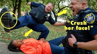 The cops attacked the woman, but no one expected what happened next!