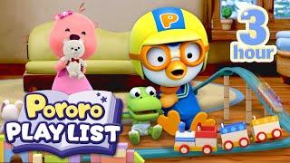 3 Hours Taking care of Little Baby | Learn Good Habits with Pororo | Cartoon & Kids Animation