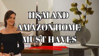 H&M Home and Amazon Decor MUST HAVES: Designer Look On A BUDGET | Nina Takesh