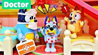 BLUEY Toy Brave Act: Can Bingo Conquer Her Fear of the Doctor? | Fun Kids' Story