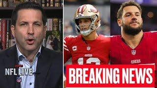 [BREAKING NEWS] 49ers rule out Brock Purdy, Nick Bosa for Sunday's clash with Packers -Adam Schefter