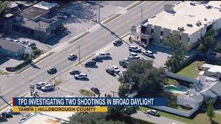 'That's really scary to think about': Back-to-back broad daylight shootings in Tampa