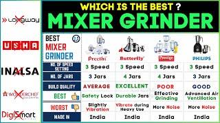  Best Mixer Grinder in India 2024 | Butterfly vs Prestige vs Preethi vs Philips Top Brands Compare