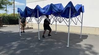 Koval Outlet - How to setup and takedown 10x20 Pop Up Canopy Tent