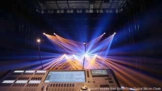 Demo lighting show at Procom Middle East showroom in Dubai Silicon Oasis