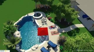 The Vaughn Pool - Designed by Zach Johnson - Cody Pools