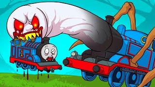 THOMAS.EXE vs THOMAS THE TRAIN?!...(Cartoon Animation)