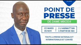 En Direct Point de Presse Dame Mbodj