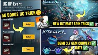 BGMI NEW UC UP EVENT / BGMI NEW ULTIMATE SET CRATE OPENING TRICK/ BGMI NEXT PRE ORDER 3.7 EVENT DATE