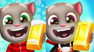 Talking Tom Gold Run New Update Christmas VS Halloween 2024 Santa Tom VS ZOMBIE BEN Boss Fight