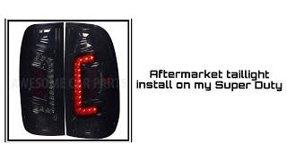 How to install aftermarket taillights on a Ford Super-Duty F250 or F350 1999+