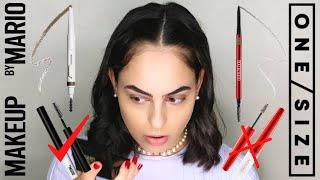 MAKEUP BY MARIO VS ONESIZE EYEBROW GEL + EYEBROW PENCIL REVIEW | NICOLE MADI