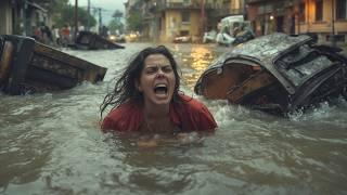 SCARY FOOTAGE: Europe in grief as Spain disappears underwater. Floods in Valencia, storm DANA