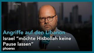 Dominik Lessmeister (ZDF-Korrespondent) zum Konflikt zwischen Israel und dem Libanon