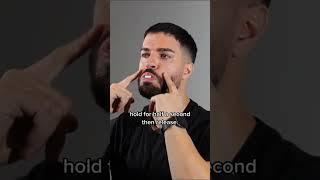 Natural Face Lifting Exercise | Front Bite w Facefit #facialfitness #naturalfacelift #shortsfeed