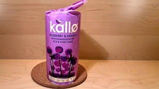 Kallø Blueberry & Vanilla Rice & Corn Cakes - Random Reviews