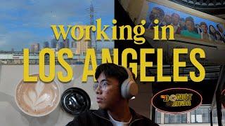 work vlog | took the train to LA!