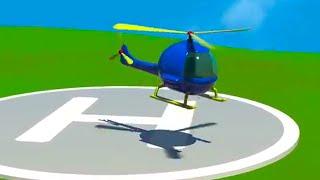 Videos para niños - Helicoptero para niños -  Aeropuerto