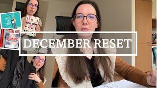 DECEMBER RESET | Goals, finances, in-and-out balance, books