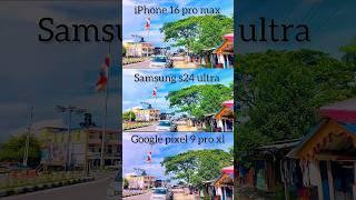 iPhone 16PM vs Samsung s24u vs pixel 9pxlcamera test#shotrs #vairalvideo #india #ytshorts