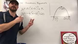 Write Quadratic Equations from a Graph