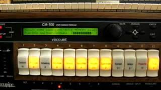 CM-100 and Vivace 30 DLX playing demosongs of the Pipe Organ Module