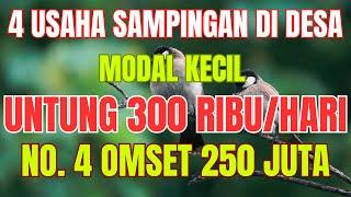 4 USAHA SAMPINGAN DI DESA MODAL KECIL UNTUNG 300 RIBU SEHARI ! -  IDE BISNIS DI KAMPUNG