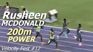 Jamaica 400m Record Holder Rusheen MCDONALD Overtakes Antonio WATSON And Nigel ELLIS Over 200m